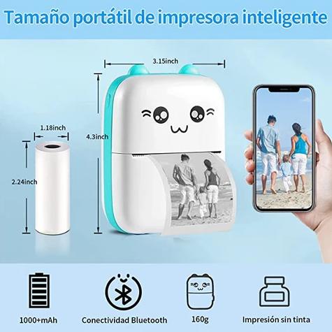 MINI IMPRESORA PORTÁTIL KAWAI